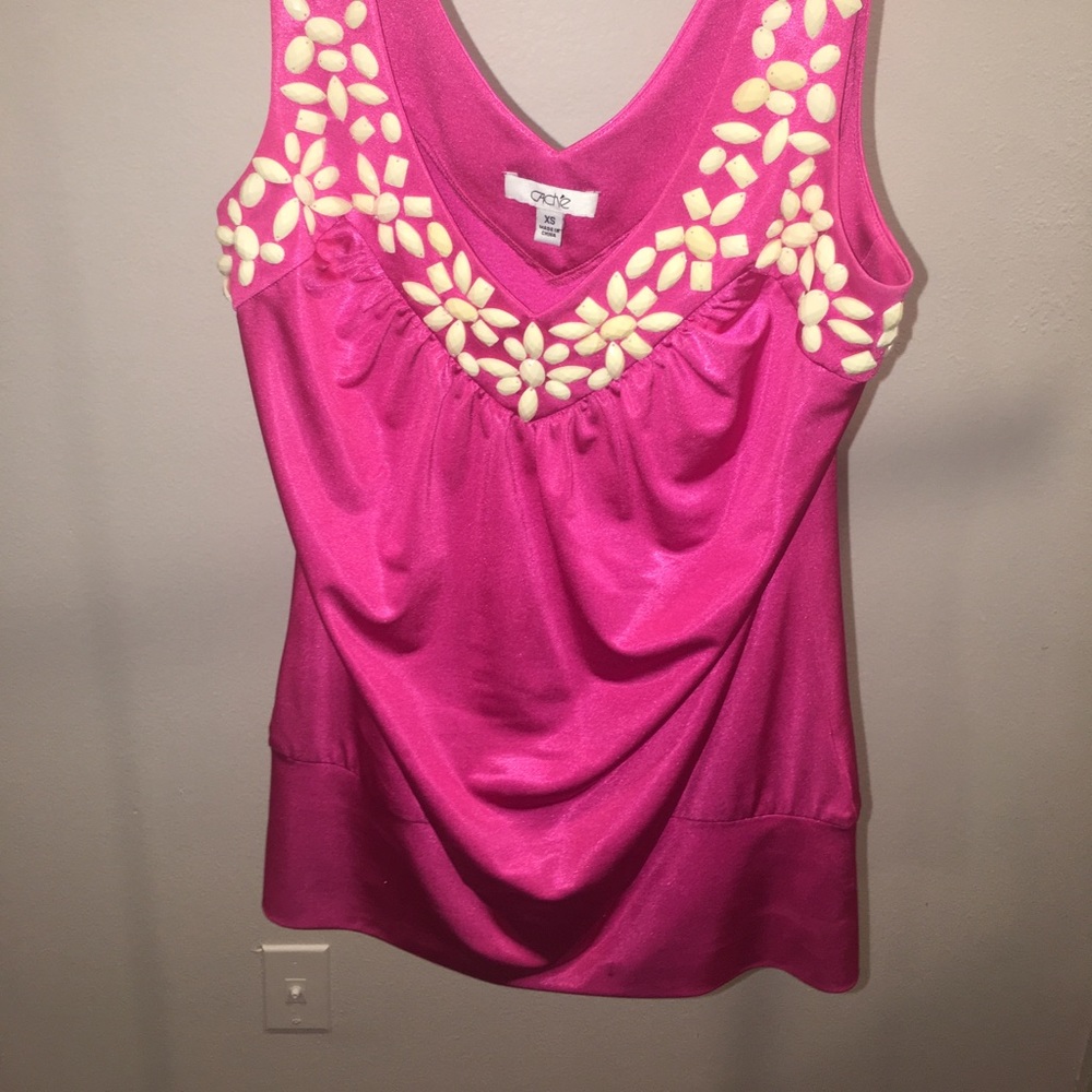Hot pink top